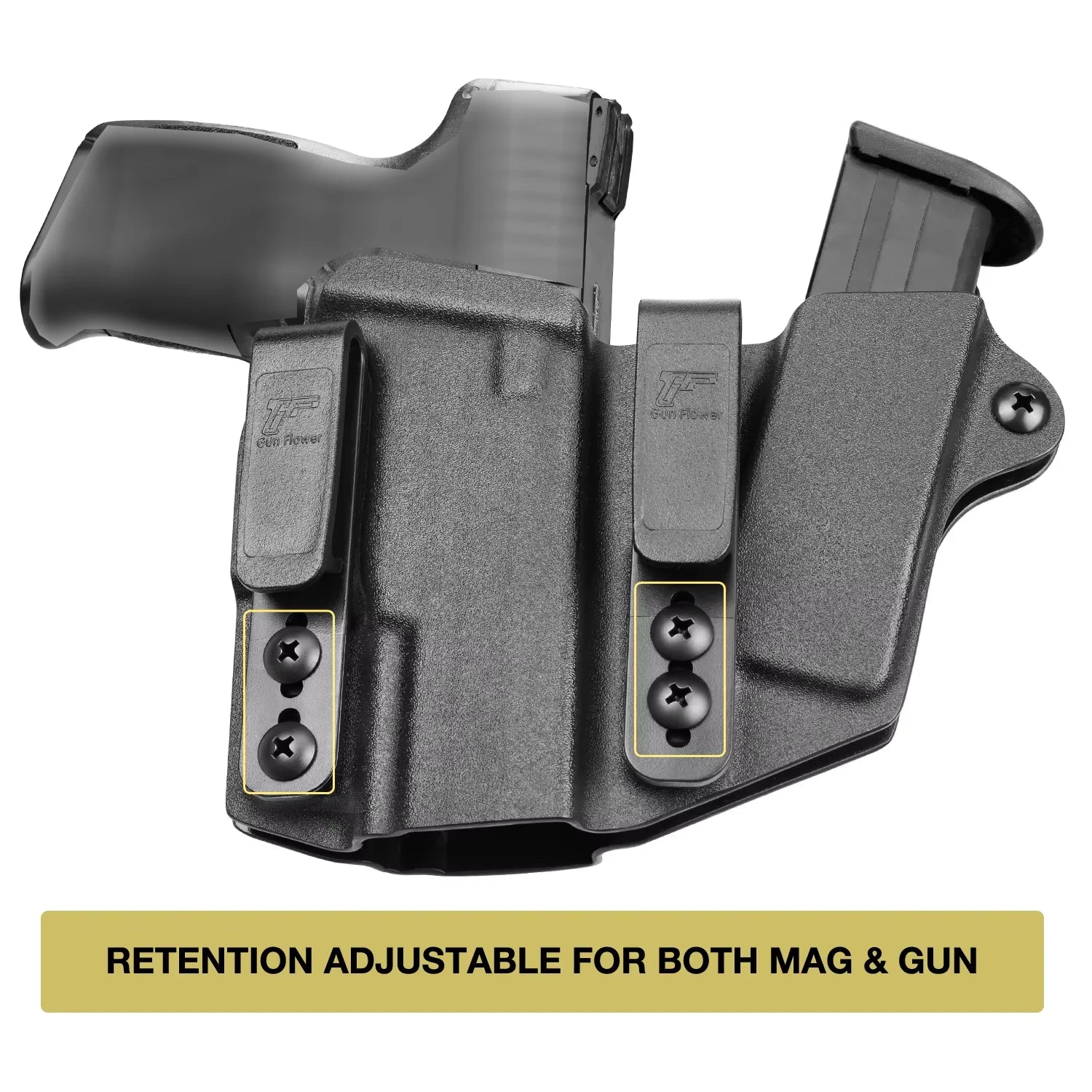 Gunflower Sidecar Kydex IWB Holster – Glock G19/G17 (Right Hand)