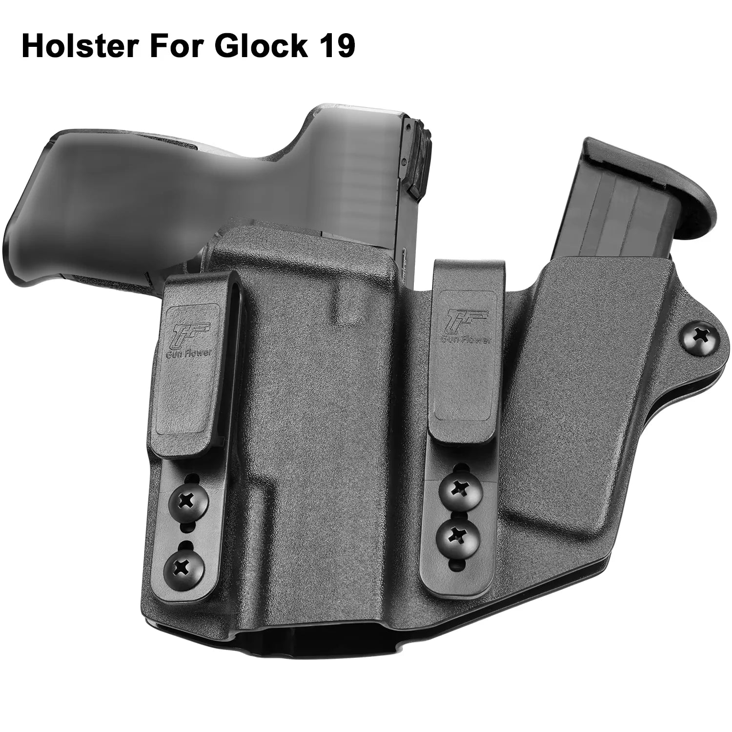 Gunflower Sidecar Kydex IWB Holster – Glock G19/G17 (Right Hand)