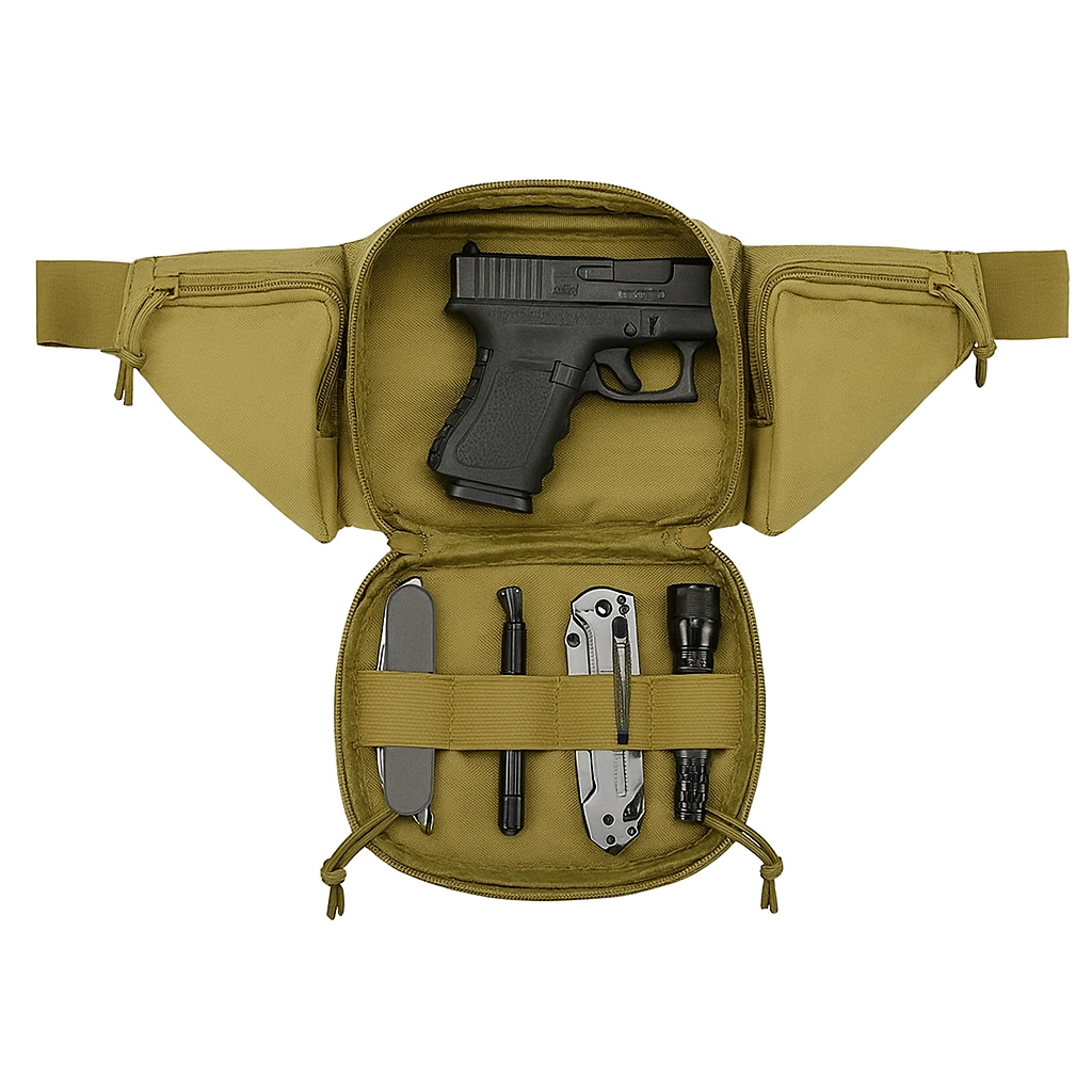 Stealth Carry Waist Pack – Concealed Chest, Sling & Hip Bag