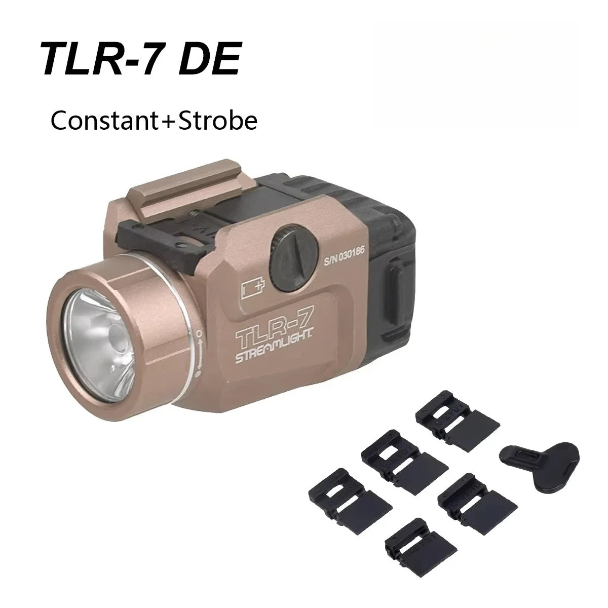 TLR8/TLR7/TLR4/TLR1 Tactical LED Flashlight — 1000 Lumen Strobe (20mm Rail)