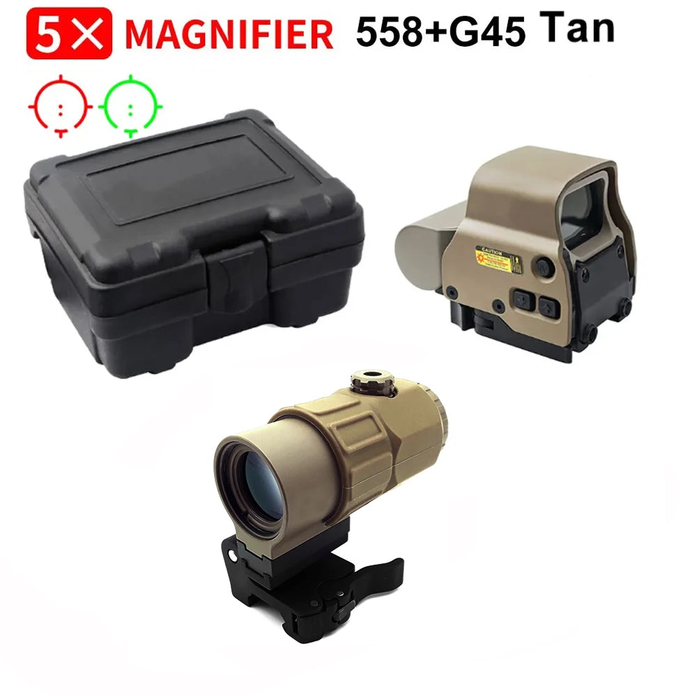 558+G43 Holographic Sight — Red Dot, 20mm Rail, QD Mount