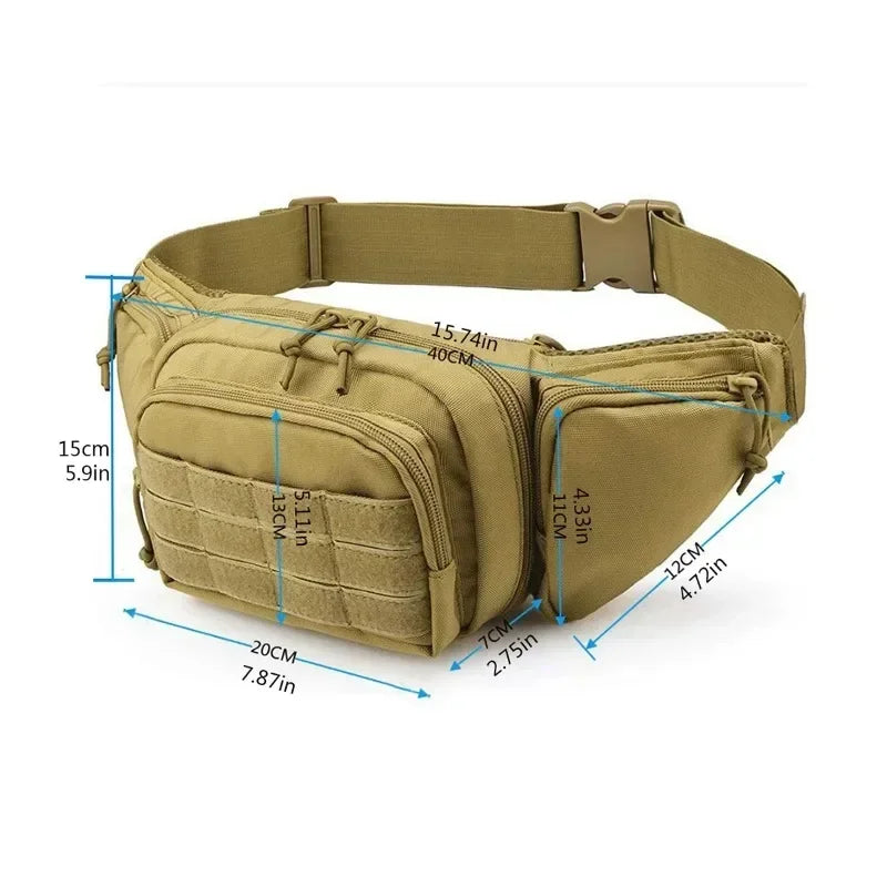 Stealth Carry Waist Pack – Concealed Chest, Sling & Hip Bag