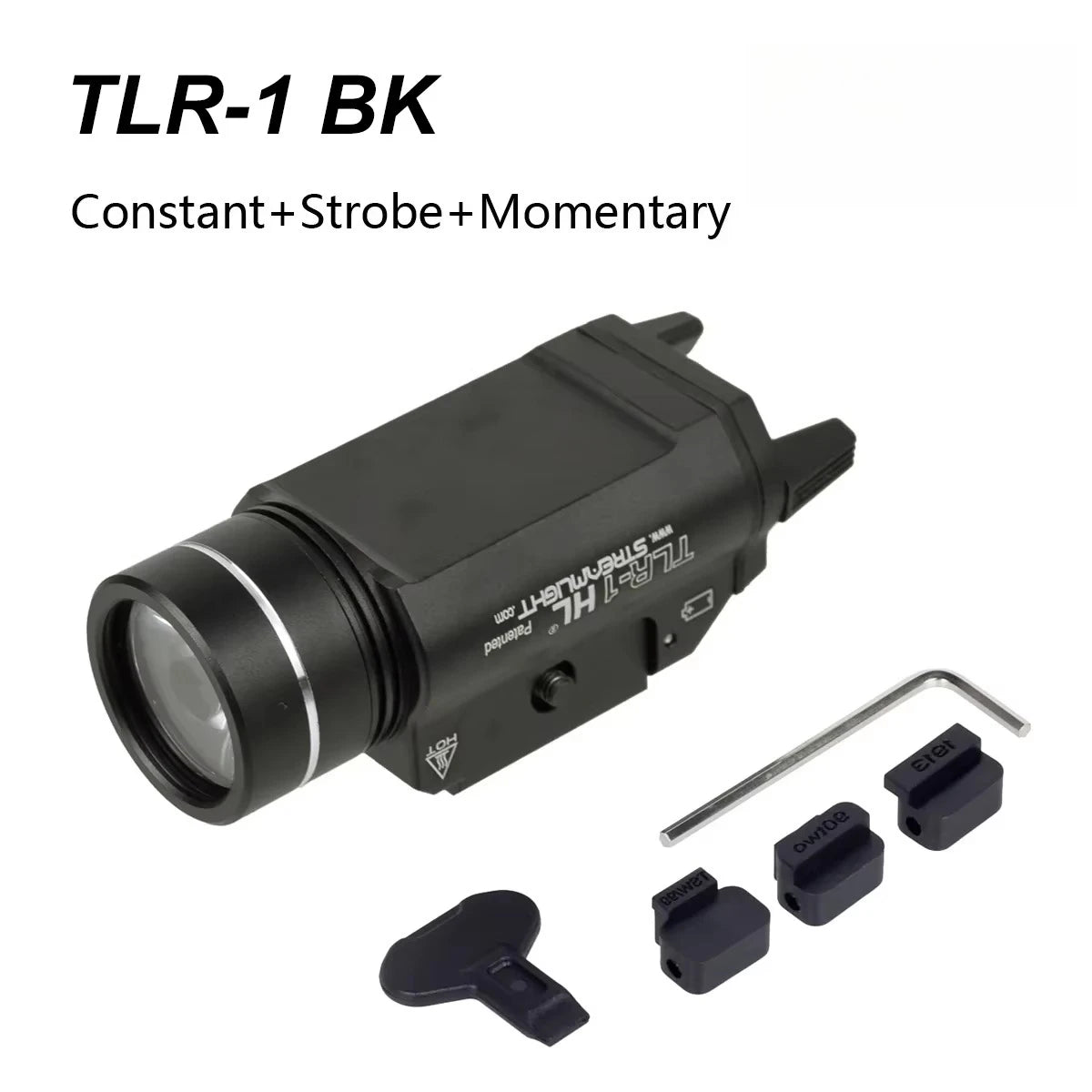 TLR8/TLR7/TLR4/TLR1 Tactical LED Flashlight — 1000 Lumen Strobe (20mm Rail)