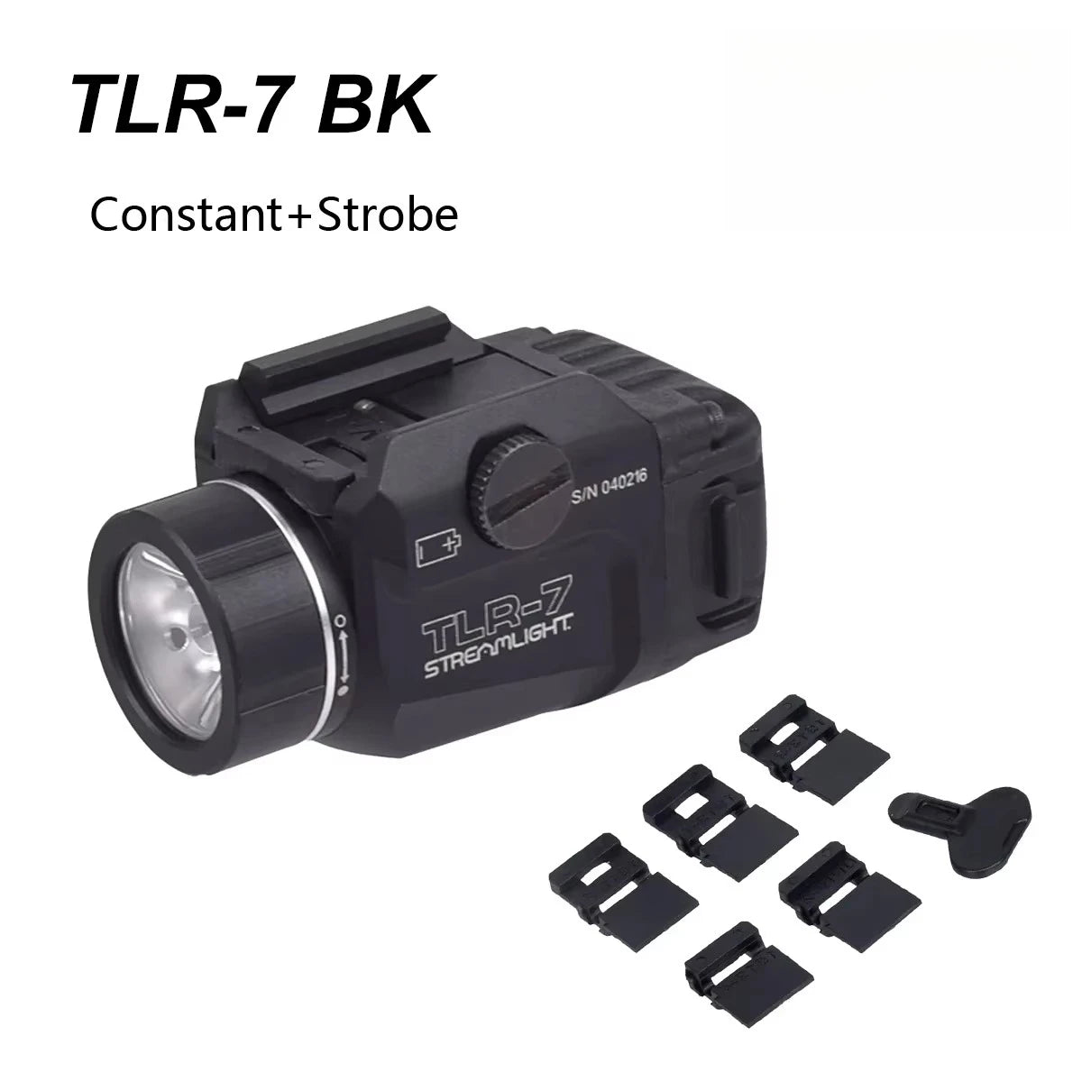 TLR8/TLR7/TLR4/TLR1 Tactical LED Flashlight — 1000 Lumen Strobe (20mm Rail)