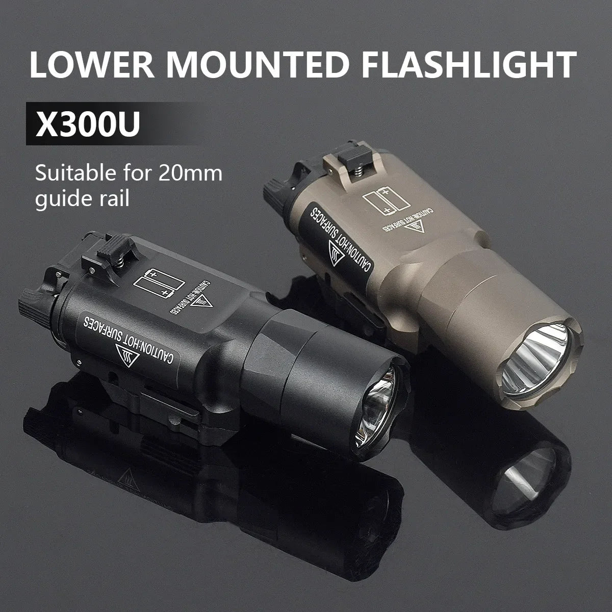 Surefire X300 Series Tactical Flashlight — Pistol/Rifle Strobe Light