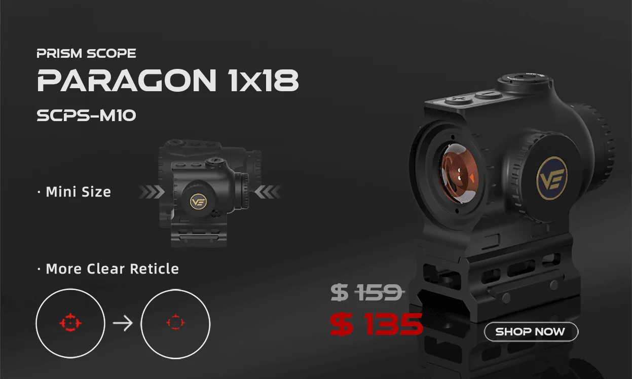 Vector Frenzy-S Red Dot — 3MOA Full Metal Pistol/Rifle Sight