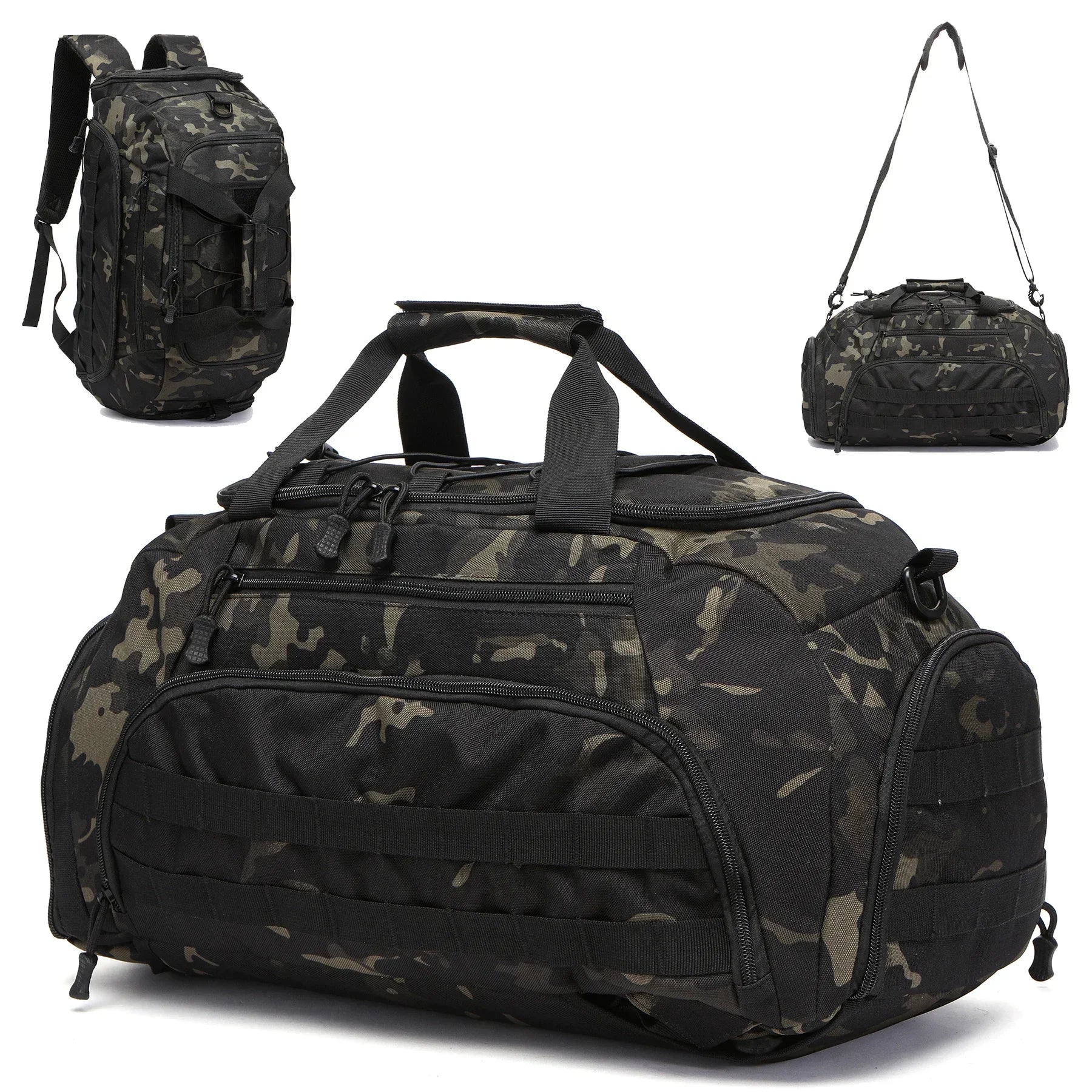 3-in-1 Bug-Out Duffel 35L – Convertible Backpack & Sling Bag
