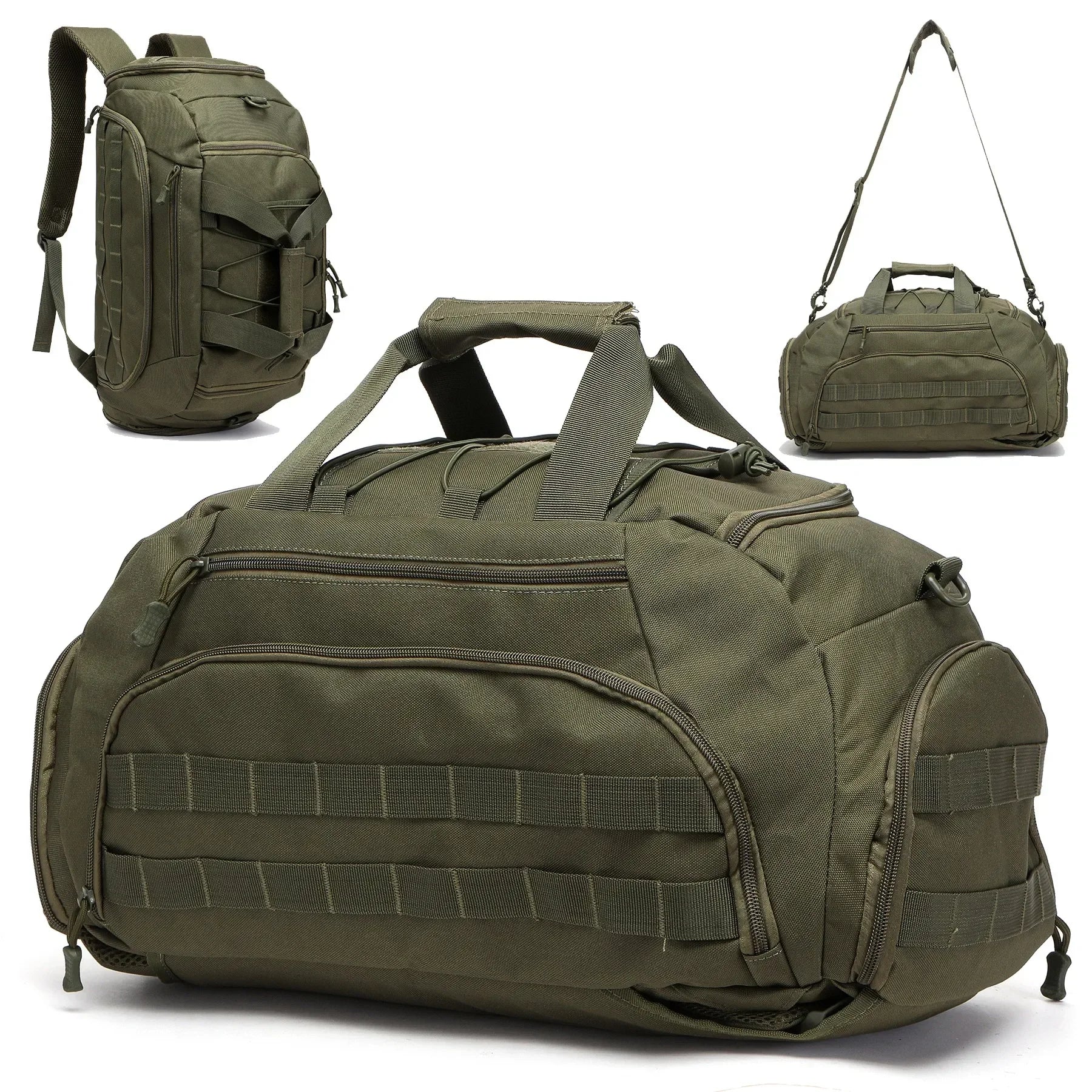 3-in-1 Bug-Out Duffel 35L – Convertible Backpack & Sling Bag