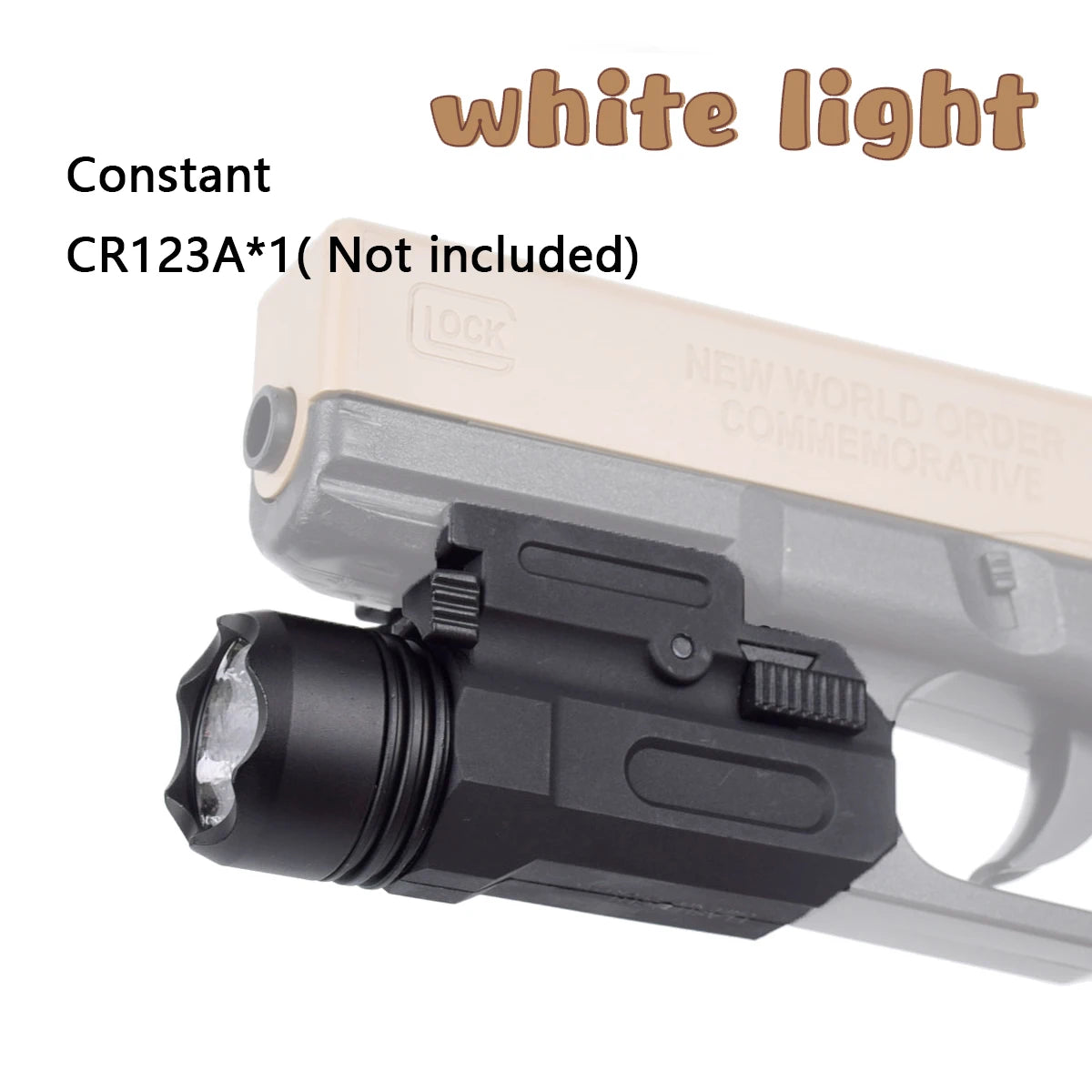 TLR8/TLR7/TLR4/TLR1 Tactical LED Flashlight — 1000 Lumen Strobe (20mm Rail)