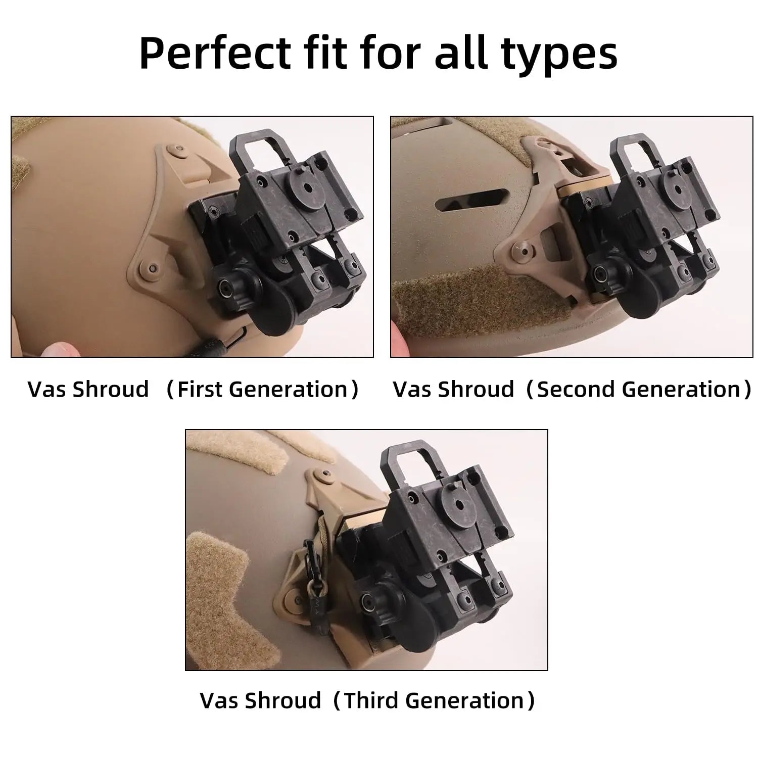 L4G24 NVG Helmet Mount — Fits PVS15/18, GPNVG18