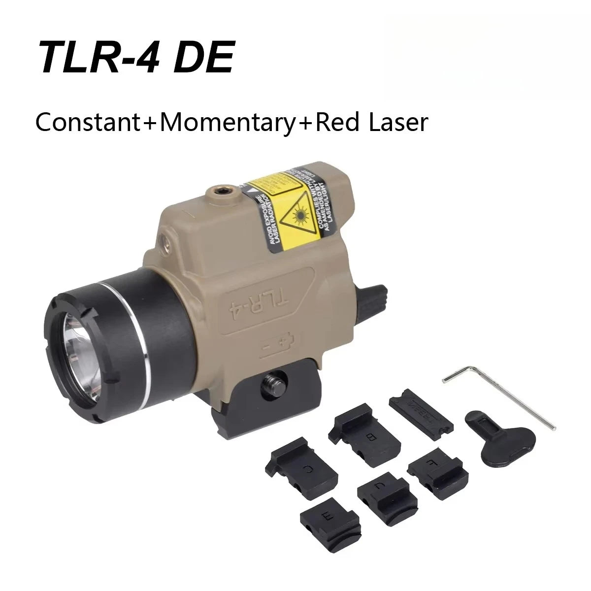 TLR8/TLR7/TLR4/TLR1 Tactical LED Flashlight — 1000 Lumen Strobe (20mm Rail)