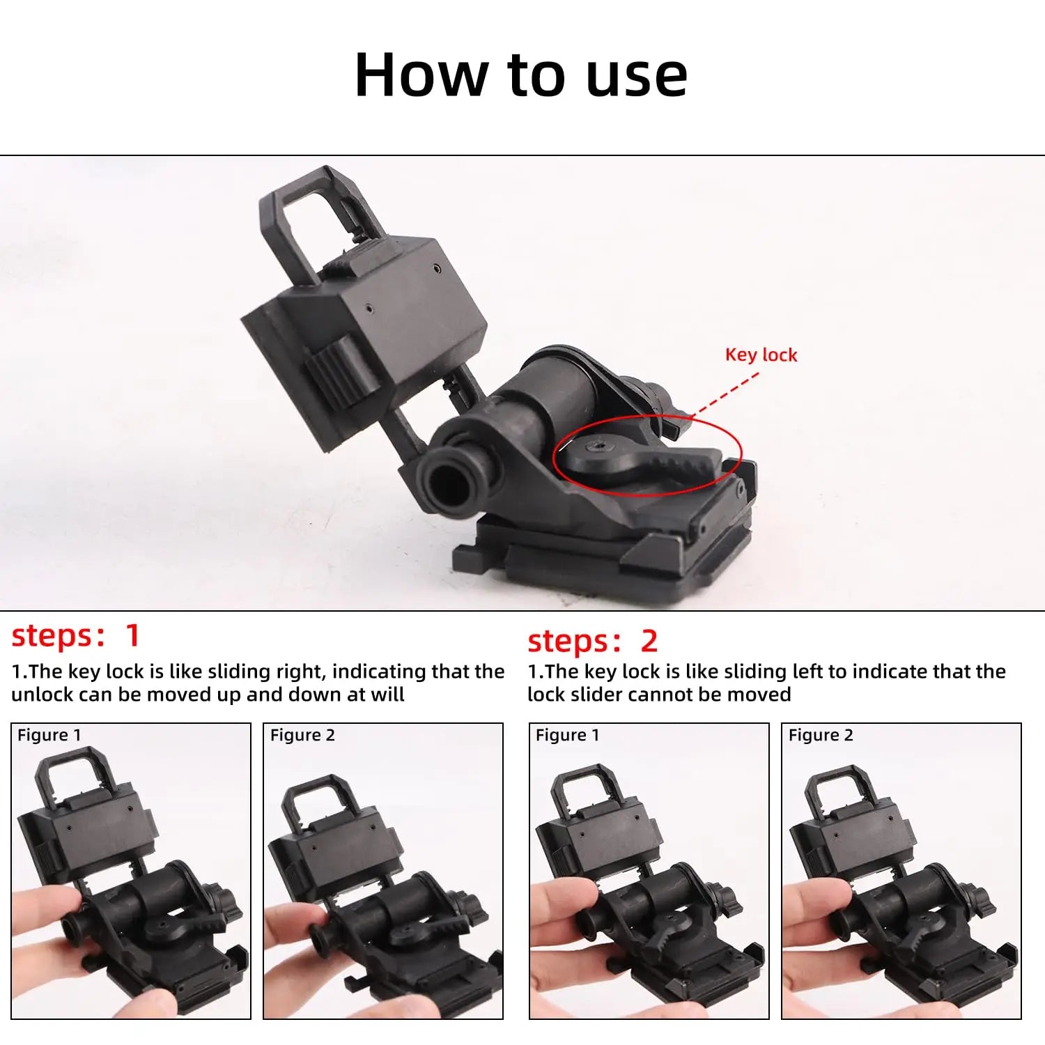 L4G24 NVG Helmet Mount — Fits PVS15/18, GPNVG18