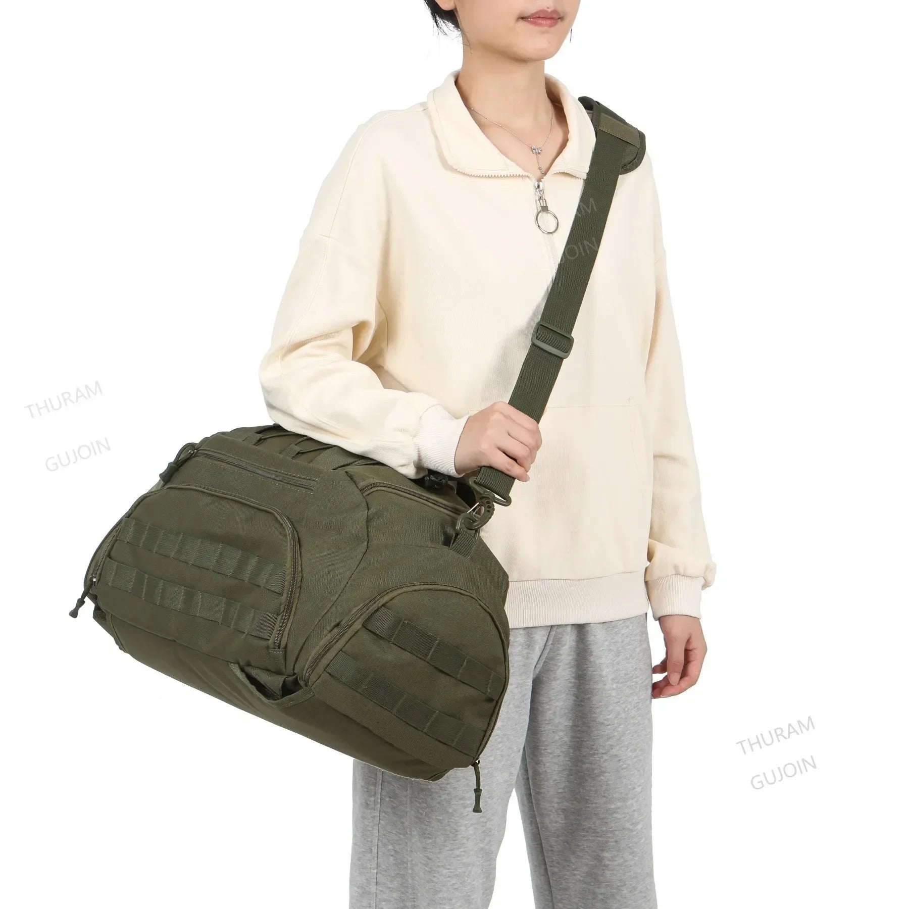 3-in-1 Bug-Out Duffel 35L – Convertible Backpack & Sling Bag