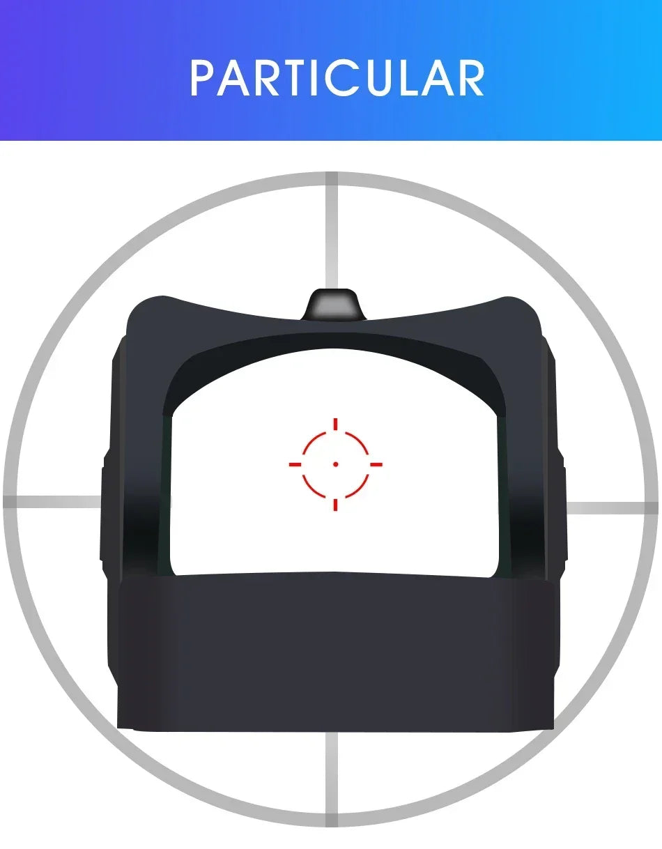 Tactical RM Red Dot Sight — 20mm Rail (Glock/AR15/M4)