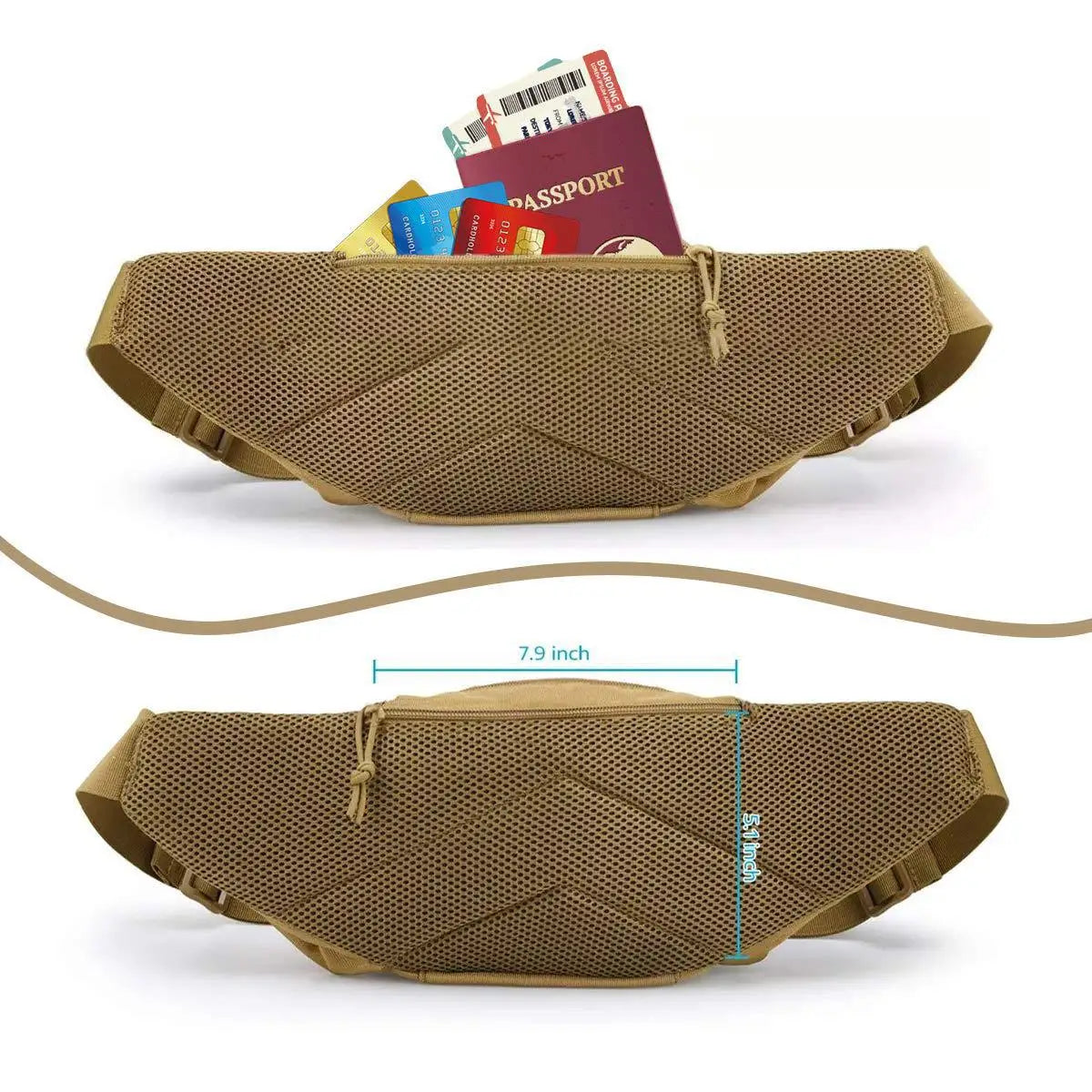 Stealth Carry Waist Pack – Concealed Chest, Sling & Hip Bag