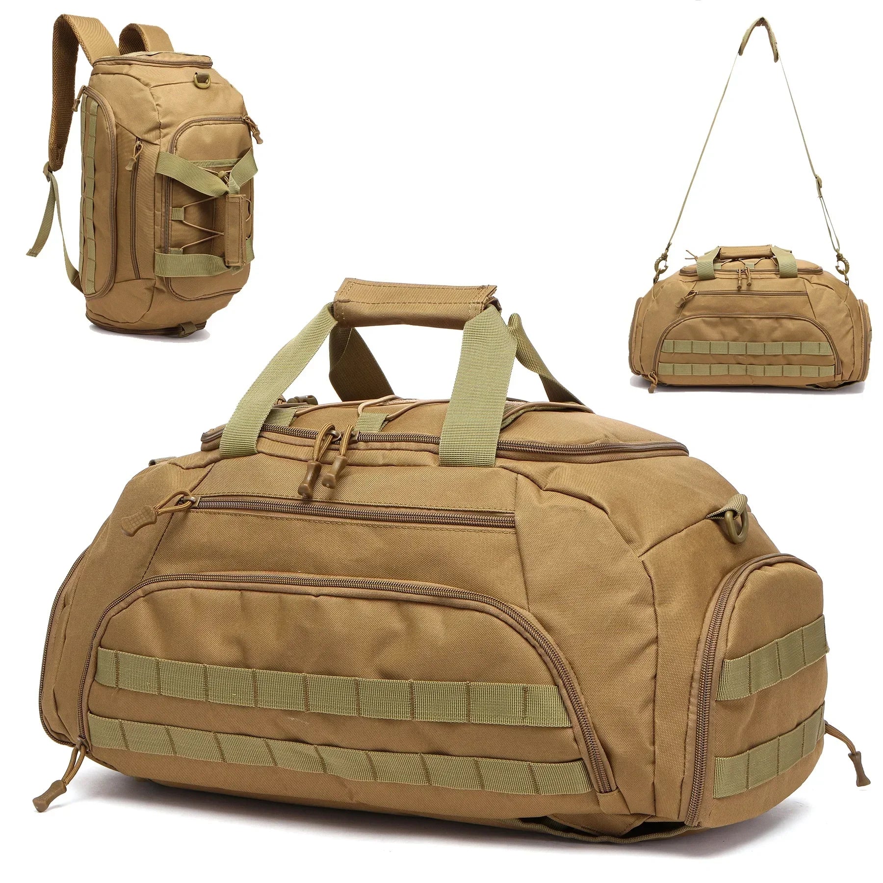 3-in-1 Bug-Out Duffel 35L – Convertible Backpack & Sling Bag