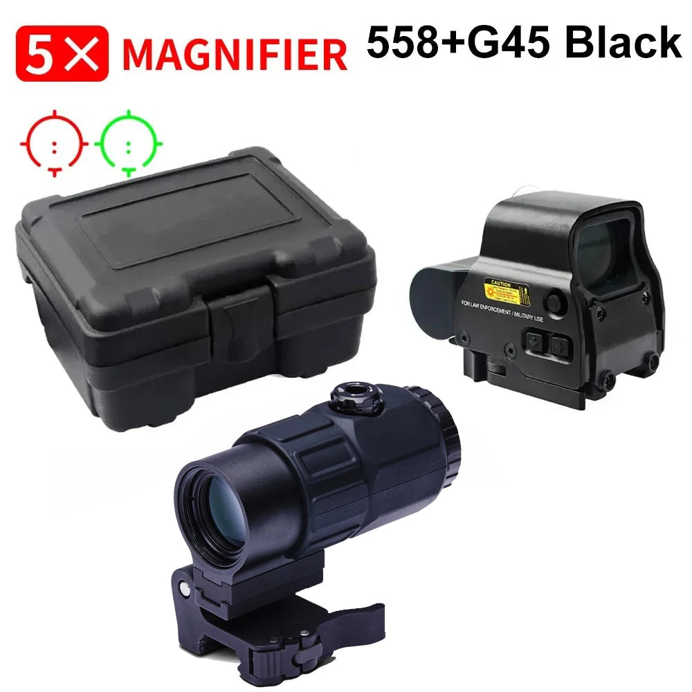 558+G43 Holographic Sight — Red Dot, 20mm Rail, QD Mount