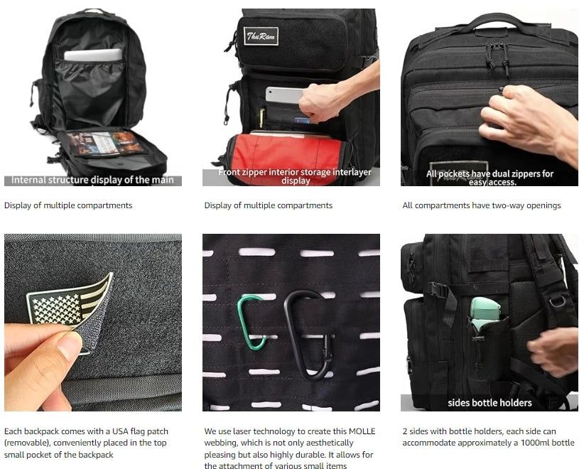 25L / 50L Recon Backpack - MOLLE
