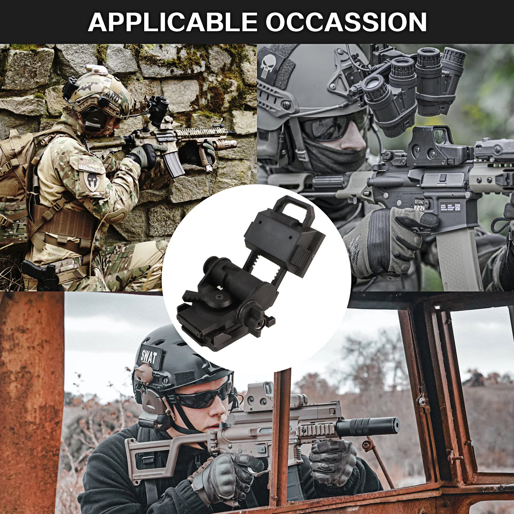 L4G24 NVG Helmet Mount — Fits PVS15/18, GPNVG18