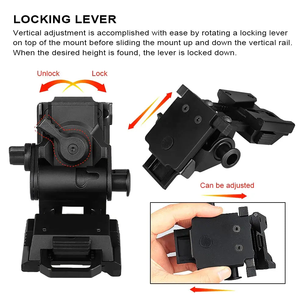 L4G24 NVG Helmet Mount — Fits PVS15/18, GPNVG18