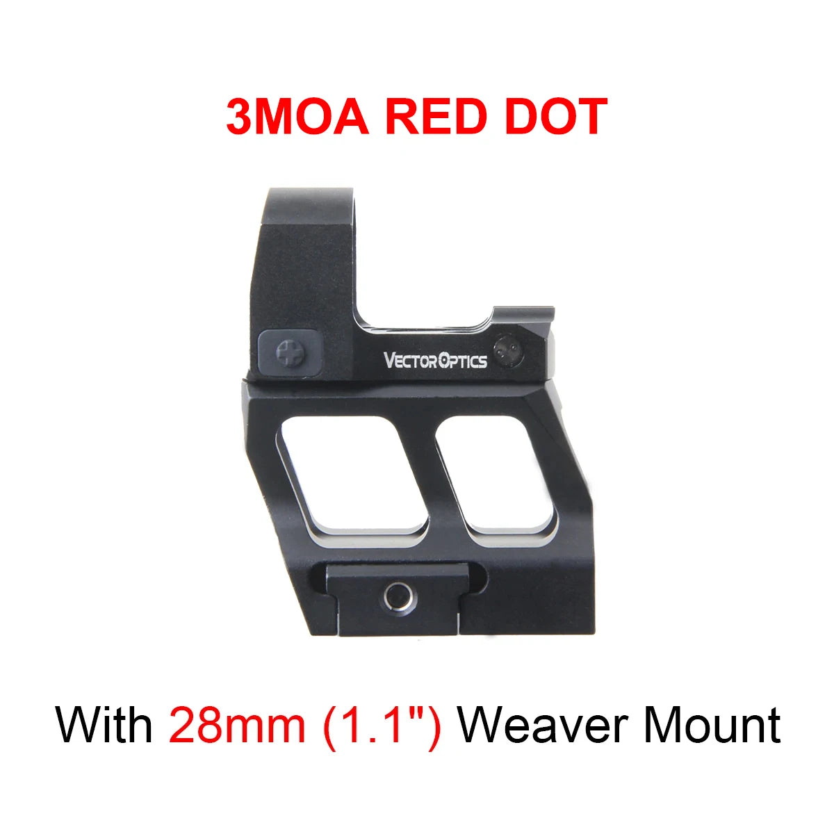 Vector Frenzy-S Red Dot — 3MOA Full Metal Pistol/Rifle Sight
