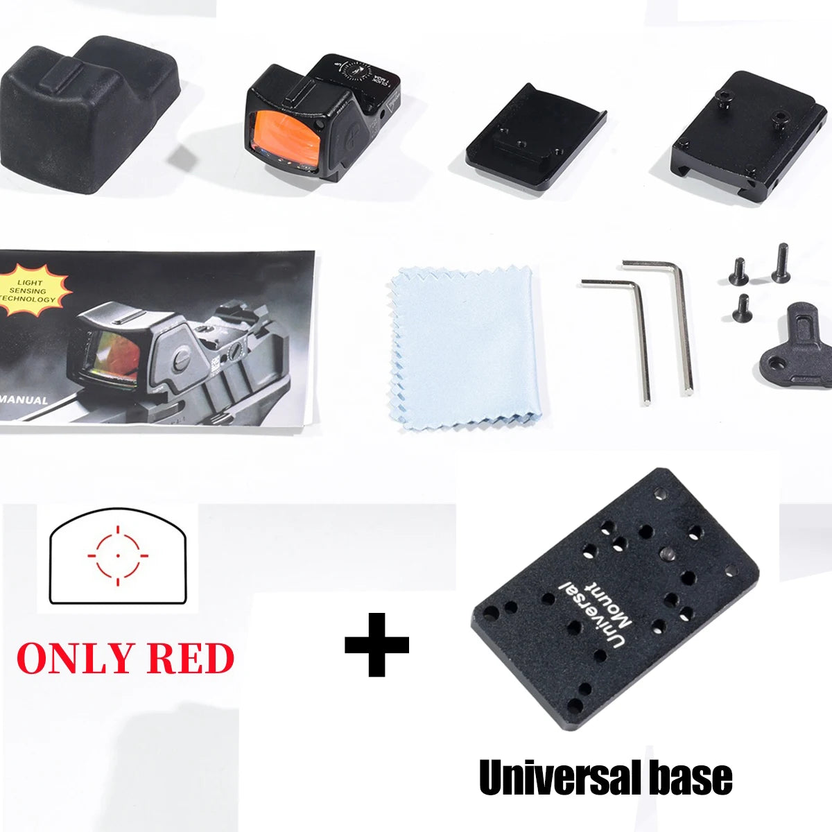 Tactical RM Red Dot Sight — 20mm Rail (Glock/AR15/M4)