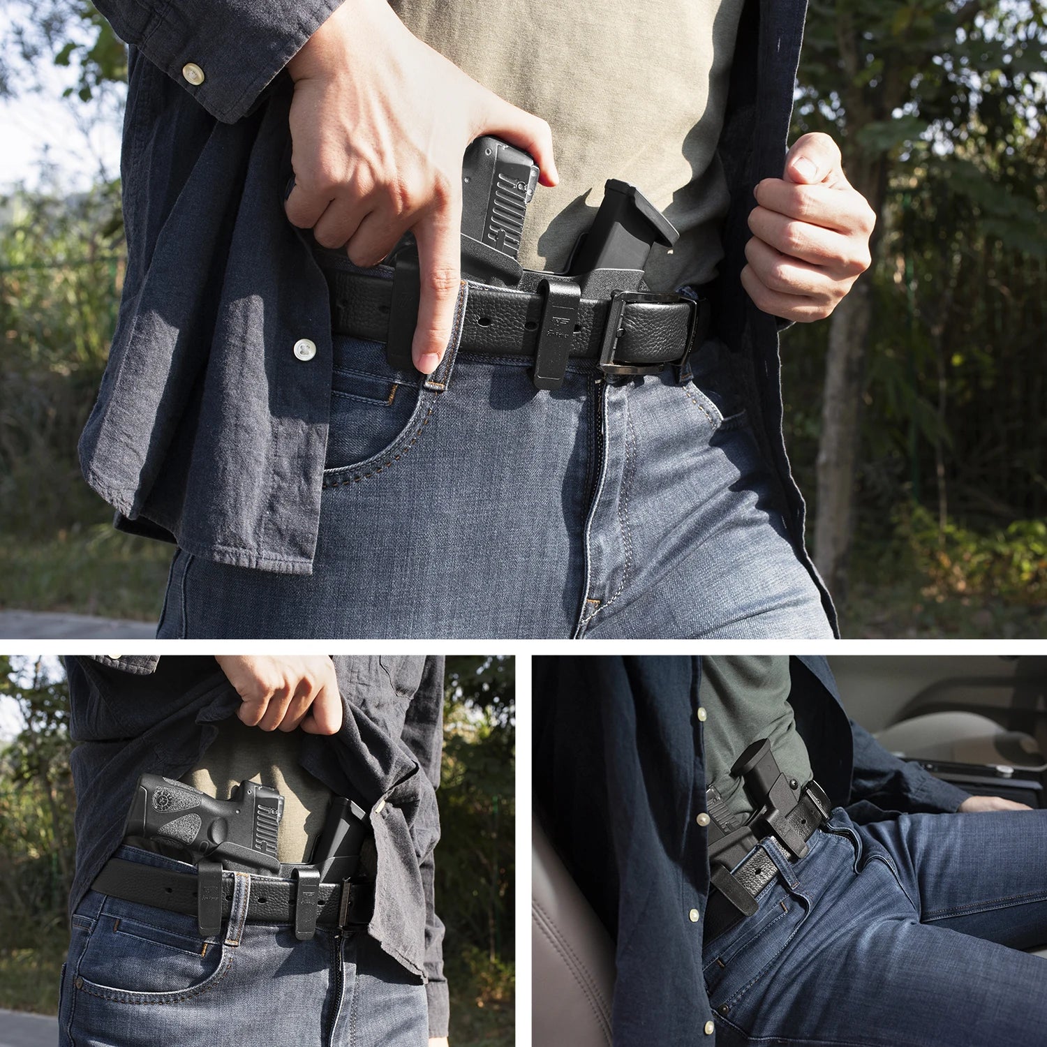 Gunflower Sidecar Kydex IWB Holster – Glock G19/G17 (Right Hand)