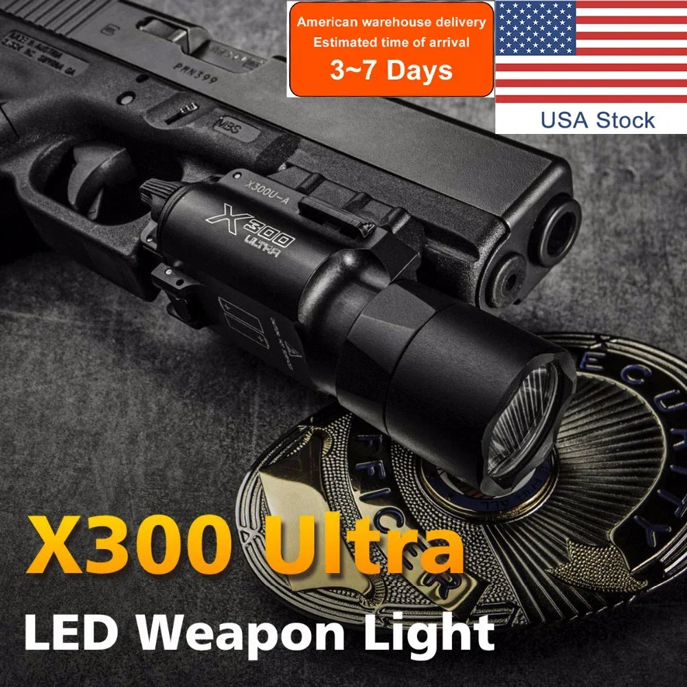 Surefire X300 Series Tactical Flashlight — Pistol/Rifle Strobe Light