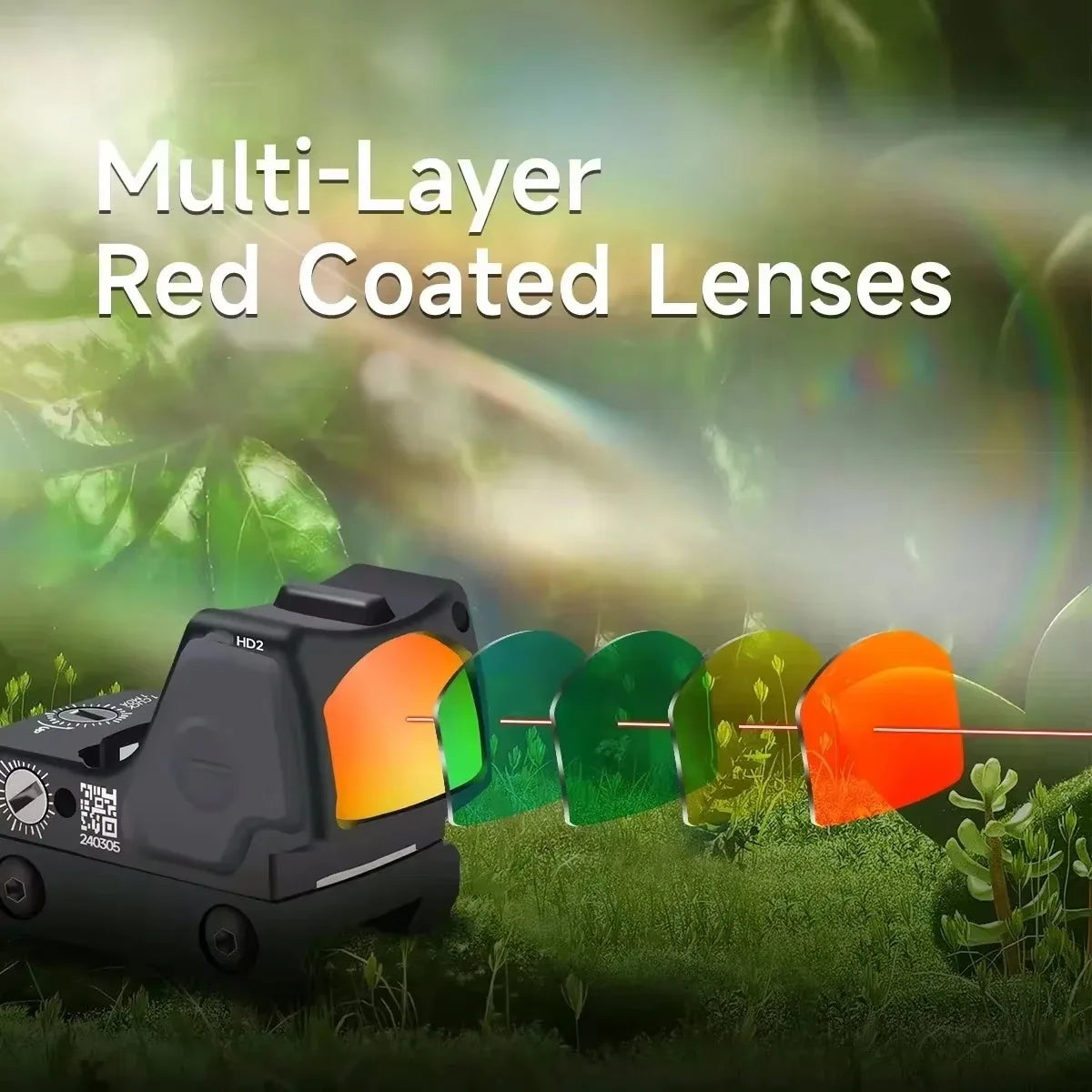 Tactical RM Red Dot Sight — 20mm Rail (Glock/AR15/M4)