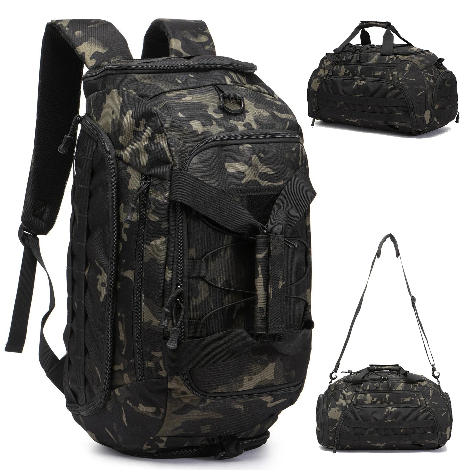 3-in-1 Bug-Out Duffel 35L – Convertible Backpack & Sling Bag