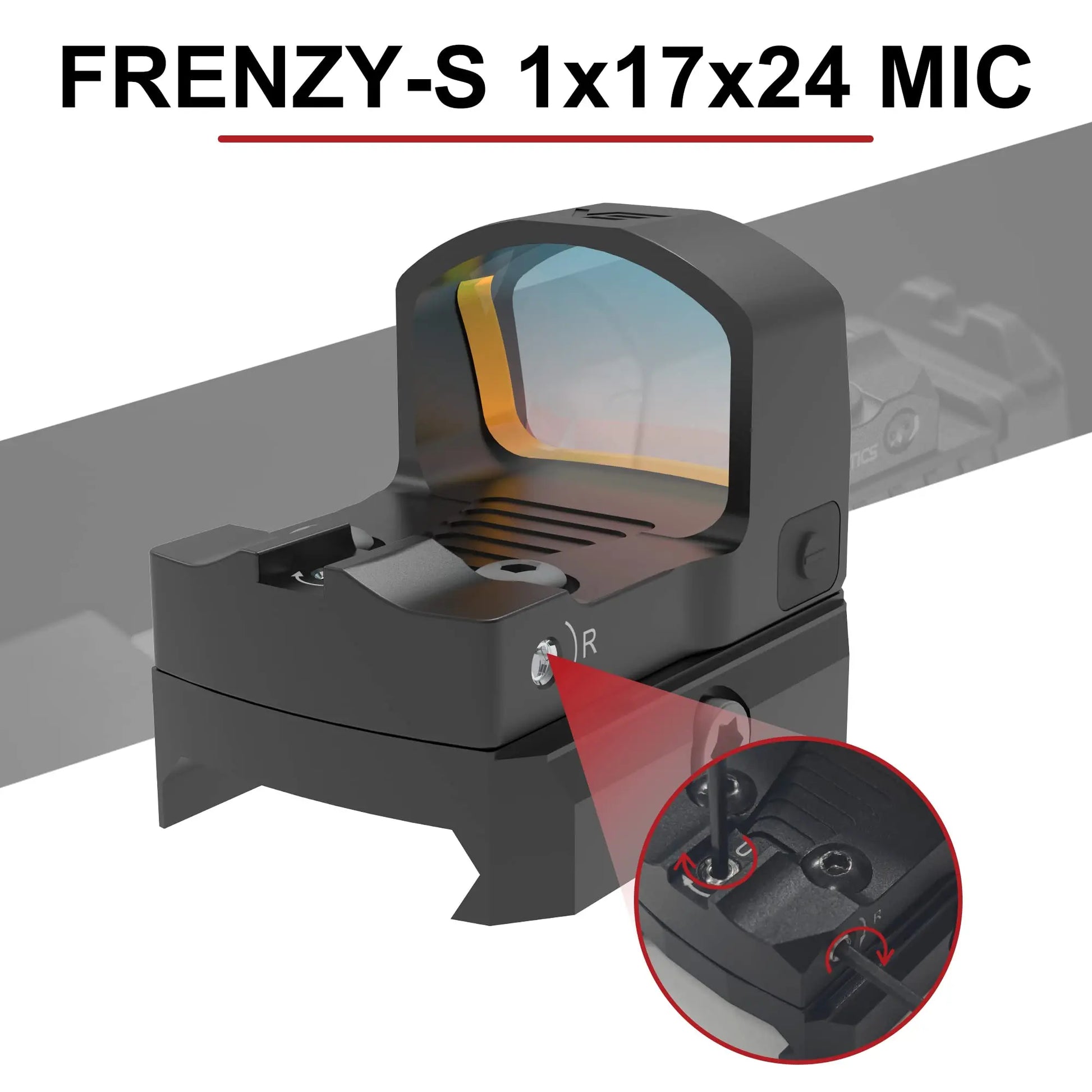 Vector Frenzy-S Red Dot — 3MOA Full Metal Pistol/Rifle Sight