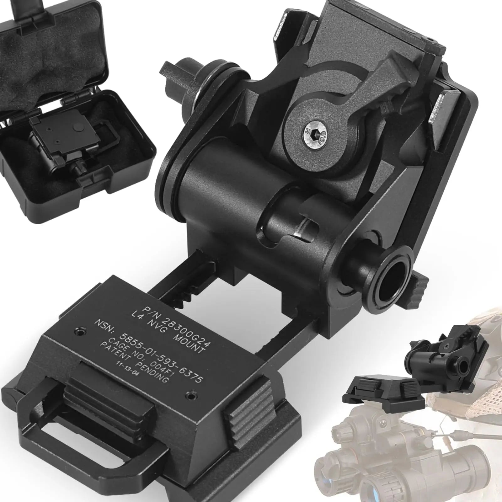L4G24 NVG Helmet Mount — Fits PVS15/18, GPNVG18
