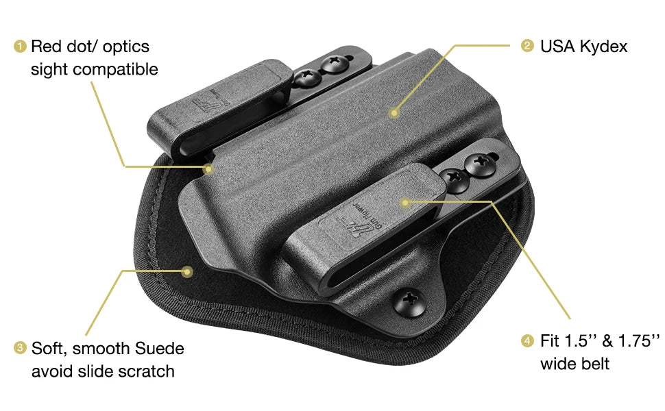 Gunflower Hybrid IWB Holster – Universal Fit w/ Red Dot Compatibility