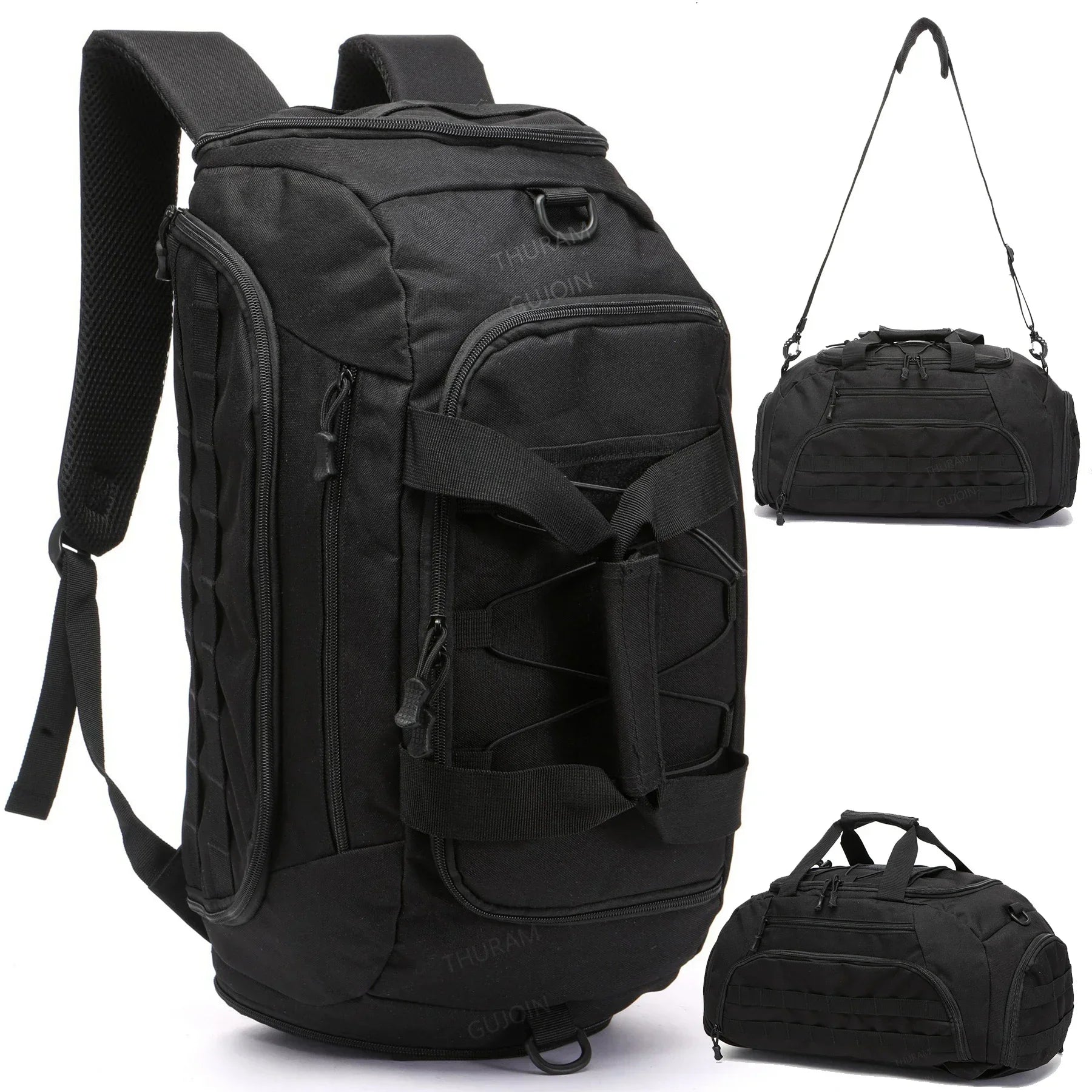 3-in-1 Bug-Out Duffel 35L – Convertible Backpack & Sling Bag