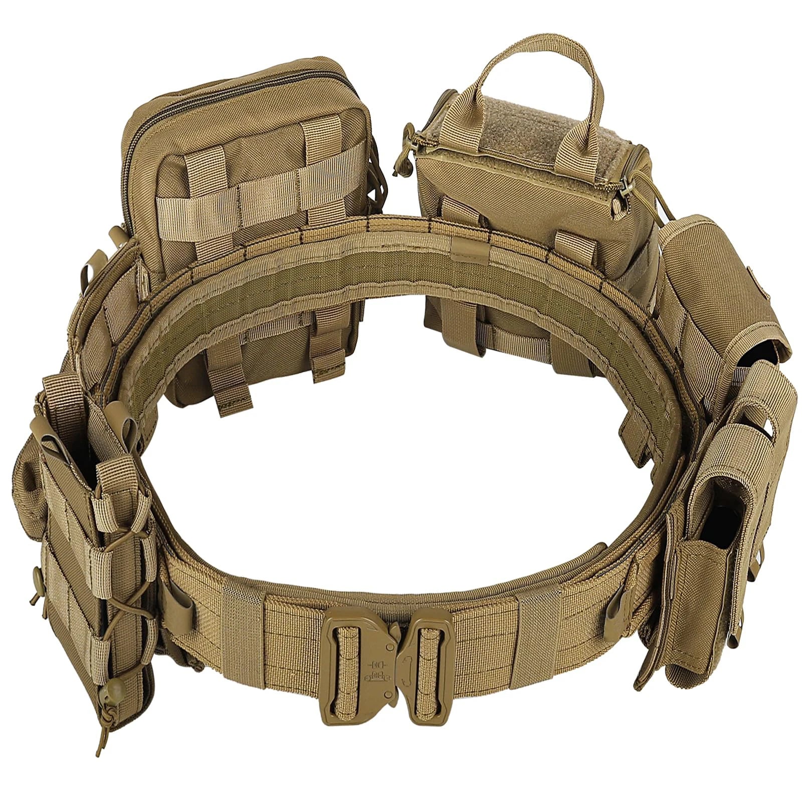 Tactical Battle Belt — 8-in-1 Set with Accessories (Quick Release)