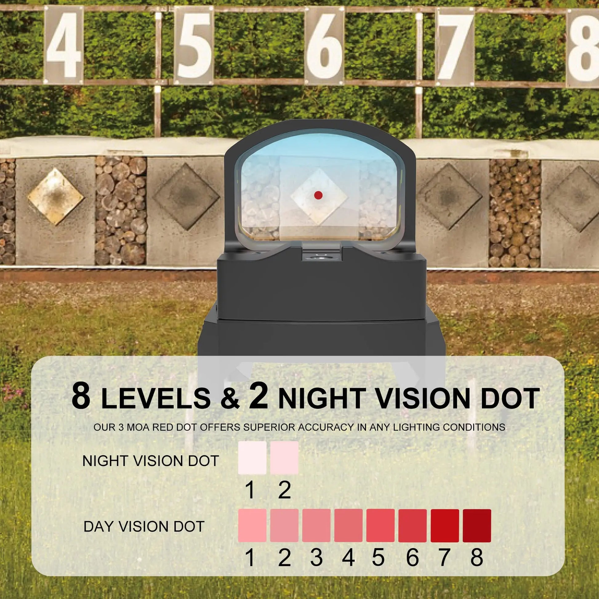 Vector Frenzy-S Red Dot — 3MOA Full Metal Pistol/Rifle Sight