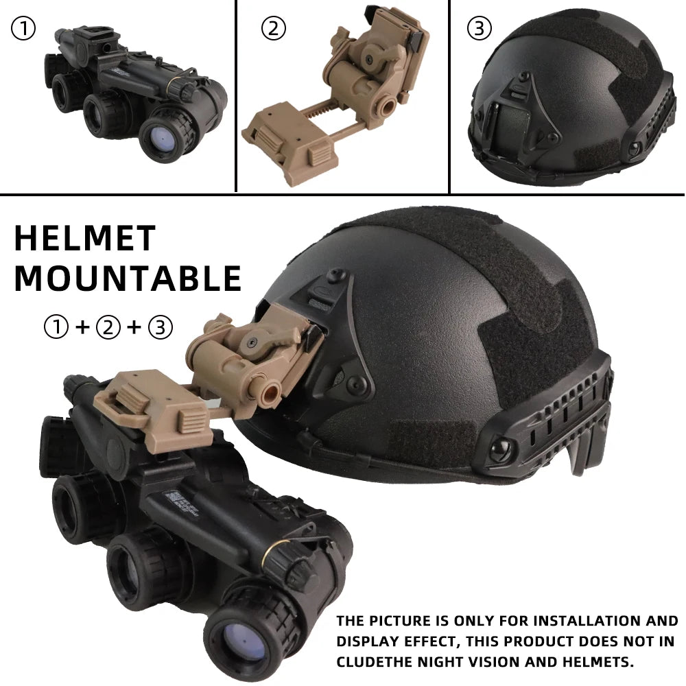 L4G24 NVG Helmet Mount — Fits PVS15/18, GPNVG18