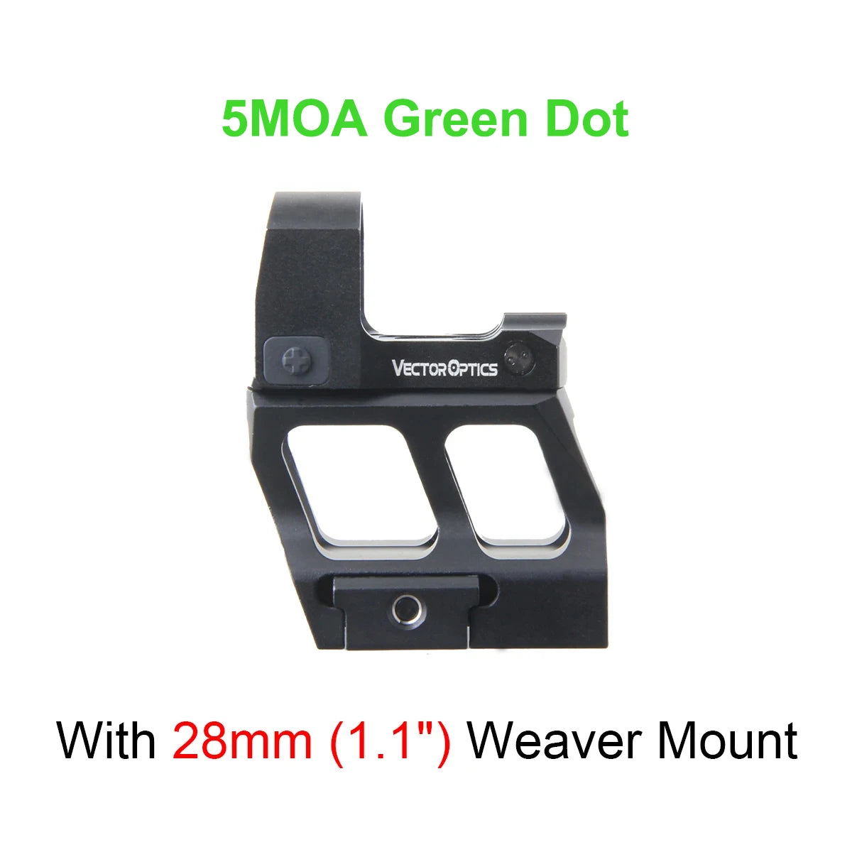 Vector Frenzy-S Red Dot — 3MOA Full Metal Pistol/Rifle Sight
